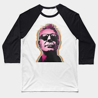 Retro Anthony Bourdain Baseball T-Shirt